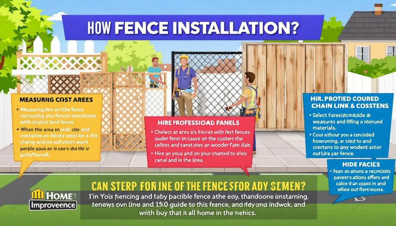 A visual representation of fence installation costs.